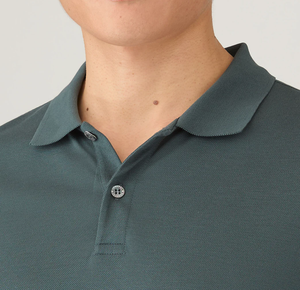 Polo pour homme infroissable, entretien facile, en piqué, uniforme professionnel pour le bureau, polo élégant, pantalon décontracté formel pour affaires - Product Image 5