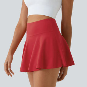 Jupe-short de tennis et de golf pour femme, taille haute très extensible, effet rafraîchissant 2-en-1, bas de sport personnalisé de haute qualité - Product Image 4