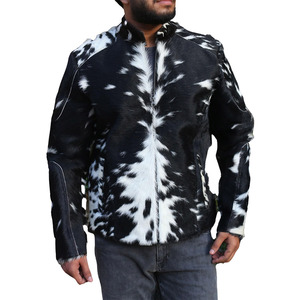Fashionable Hair On <b>Leather</b> <b>Jacket</b> For Men Premium Comfort Durable Material <b>Winter</b> Wear Custom Style Collection - Product Image 1