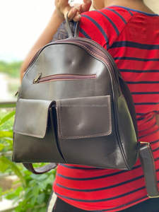 New Style Vintage Look Tan Genuine Leather Backpack Travel Backpack <b>Office</b> Leather Large Capacity Travel <b>Bag</b> <b>for</b> <b>Men</b> and Women - Product Image 2