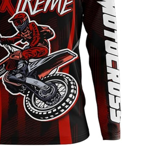 Jersey de Motocross Personalizado, Ropa de Carreras de Motos y Automóviles, Manga Larga, Uniforme de Equipo, Jersey de Motocicleta, Pakistán 2026 - Product Image 4