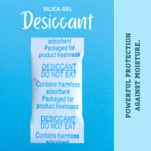 <b>Silica</b> <b>Gel</b> Desiccant <b>Packs</b> Food Grade 1g Safe & Reusable Moisture Absorber for Food Electronics Paper Chemicals - Product Image 1