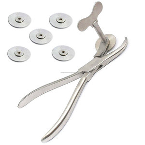 WORLD PRECISION SURGICAL Pince coupante à anneaux en acier inoxydable, 5 lames de rechange, qualité chirurgicale, certifiée CE, outil manuel pour - Product Image 1