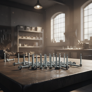 สกรูเจาะยึดหัวหกเหลี่ยม PDC พร้อมแหวนรอง หัวหกเหลี่ยม ขับเคลื่อนด้วยแรงบิด  ผลิตจากเหล็กกล้าคาร์บอนชุบสังกะสี  ผู้ผลิตจากเวียดนาม ระดับ 4.8 6.8 เกลียวหยาบ - Product Image 1