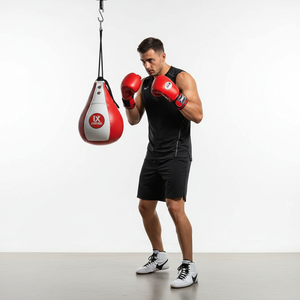 Balón de velocidad ajustable premium para boxeo, saco de boxeo de cuero duradero, equipo de entrenamiento de MMA y Muay Thai, balón de velocidad para fitness - Product Image 4