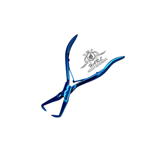 Outils personnalisés pour extensions de cheveux, pinces à revêtement plasma bleu pour extensions de cheveux humains, ouvre-anneaux micro, outils de coiffure - Product Image 4