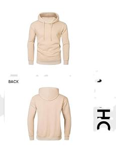 Top Qualité Casual Coton À Capuche Cordon Hoodies Pull Sweats Casual Chemises À Manches Longues - Product Image 1