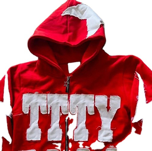 New Custom Men's Plain Hoodie <b>Thick</b> Cotton Zip Up Distressed Oversize Hoodies Breathable Quick Dry Low MOQ Men's Hoodies - Product Image 3
