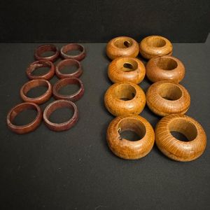 Anillo para Servilletas de Madera Tradicional con Estética Vintage que Realza el Estilo de Decoración Antigua o Clásica para una Recepción Elegante - Product Image 1