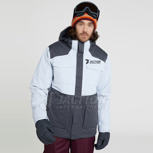 Veste de ski pour homme en polyester 100% avec logo personnalisé en gros, imperméable, pour une utilisation en extérieur, veste d'hiver pour homme - Product Image 6