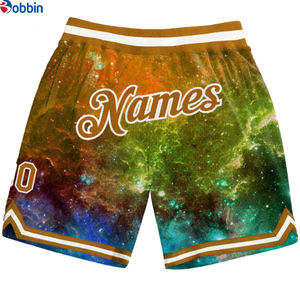 Pantalones Cortos de Playa para Hombre, Transpirables, Sublimados Personalizados, de Poliéster, Holgados, con Estampado Completo, de Malla, para Entrenamiento - Product Image 6