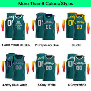 Maillots de basket-ball pour hommes adultes, blancs et gris, personnalisés, en gros, pas chers, respirants, à séchage rapide, uniformes de basket-ball par sublimation - Product Image 3