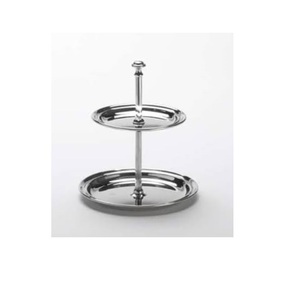 Modern Design Stand for Home Hotel Restaurant Birthday Tabletop Cup Cake Stand Modern Style Nickel Finished Metal Stands - Product Image 1
