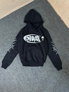 Custom Men Hoodie Tracksuit Set 100% Cotton Flannel Pullover Jogger <b>Pants</b> <b>Y2K</b> Streetwear - Product Image 6