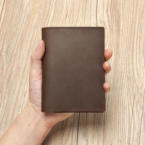 Multi-Card New Stylish Design Plain Premium Quality Pu Leather Passport Cover <b>Wallet</b> Passport <b>Holder</b> for Travel Abroad - Product Image 2