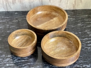 Tazón para Servir, Elegante Tazón de Madera de Mango Marrón, Ecológico, de Lujo, Tazón Mediano para Frutas, Utensilios de Cocina, Decoración para el Hogar y Restaurantes, India - Product Image 4