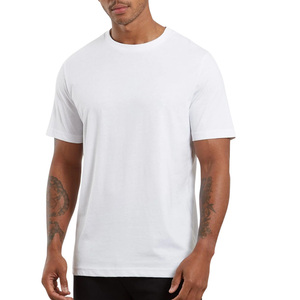 Camiseta Blanca Lisa Personalizada para Hombre, Logotipo Personalizado, Algodón, Gimnasio, Fitness, Entrenamiento, Manga Corta, Informal, Básica, OEM, Ropa al por Mayor - Product Image 5