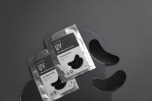 LIGHTEYES Parches Negros Sin Pelusa Resistentes a la Cola UV para Extensiones de Pestañas, Parches para Debajo de los Ojos, 50 Pares/Caja - Product Image 5