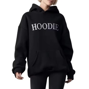 Pull-over tricoté surdimensionné personnalisé pour femme, sweat-shirt à col montant ou col rond, vente en gros, broderie personnalisée, personnalisation de pull vierge - Product Image 3