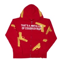 Hoodie Pria Berkualitas Tinggi Bahan Tebal THAT'S A AWFUL LOT OF COUGH SYRUP Hoodie Untuk Pria Desain & Logo Kustom