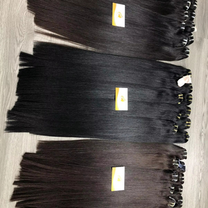 Extensiones de Cabello Liso Remy Vietnamita Súper Doble Premium Más Vendidas, Cabello Virgen de Donante Único, Todos los Colores - Product Image 1