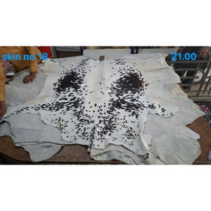 Cow Hide Genuine Leather Rug Floor Modern Finish Authentic Real Animal Carpet <b>Large</b> Sizes Luxury Living Rooms Area Statement Mat - Product Image 5