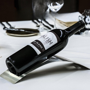 ชั้นวางไวน์สแตนเลสแบบตั้งพื้น ดีไซน์ทันสมัย สำหรับจัดแสดงขวดไวน์ เหมาะสำหรับงานปาร์ตี้และอุปกรณ์บาร์ - Product Image 3