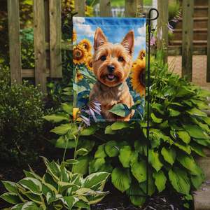 Norwich Terrier and Sunflowers <b>Garden</b> <b>Flag</b> Multicolor Artwork for Patio Yard Decorative Mailbox <b>Flag</b> Banner for Flower Beds - Product Image 2