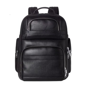 Sophisticated Vintage Leather Laptop <b>Backpack</b> <b>Waterproof</b> Anti-Theft Travel Rucksack Executive Bag LBP-0417 - Product Image 3