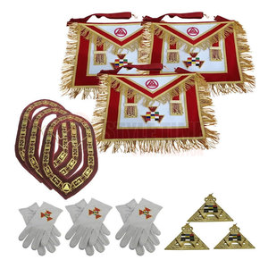 Tissu brodé élégant avec ceinture décorative et finition raffinée pour les cérémonies spéciales, régalia maçonnique - Product Image 6