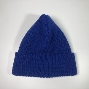 Gorros de Punto Azul Rey de Primera Calidad, Lisos, con Etiqueta Bordada Personalizada, Cálidos, con Borde Plegado, para Invierno, para Hombres, Deportes al Aire Libre, Esquí - Product Image 4