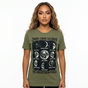 T-shirt personnalisé vintage délavé à l'acide pour hommes et femmes, motif planche spirituelle zombie, streetwear, t-shirt en coton oversize, fabricant en gros - Product Image 5