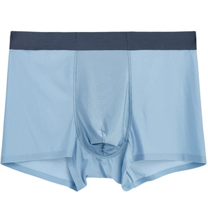 Mens Long Leg <b>Boxer</b> Shorts Anti Chafing Soft Breathable Stretch Underwear Moisture Wicking Daily Comfort <b>Custom</b> Logo OEM - Product Image 4