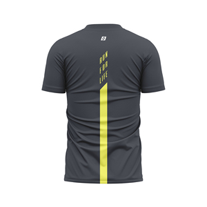 Vêtements de sport unisexes, t-shirt, service OEM, spandex/polyester, évacuation de la transpiration, séchage rapide, extensible dans quatre directions, respirant, sans couture - Product Image 6