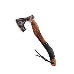 Hacha de Damasco Profesional Industrial Personalizada al por Mayor con Servicio OEM ODM, Hacha de Caza Hecha a Mano, Hacha Tomahawk - Product Image 2