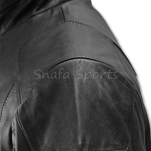 Men's Casual Fashion <b>Jacket</b> <b>Winter</b> <b>Leather</b> <b>Jacket</b> for Men's OEM Services Custom Logo Full Zipper <b>Leather</b> <b>Jacket</b> - Product Image 6