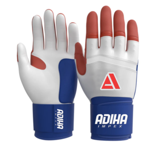 Genuine Leather Customizable <b>Baseball</b> Batting <b>Gloves</b> New Colour <b>Gloves</b> Anti-Slip Hook Loop Closure Right/Left Hand - Product Image 3