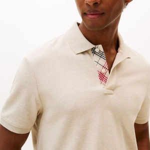 เสื้อโปโลผู้ชายสั่งทำขายส่ง ผ้าฝ้าย 100% พิมพ์ลาย ถักทอ แขนสั้น สไตล์ลำลองสุภาพ เสื้อกีฬา - Product Image 3