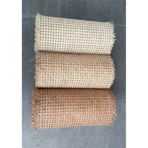 Vietnam Factory Price Natural Wicker Rattan Raw Cane Core Webbing Material Roll Direct Supplier