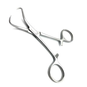 Pinzas para Toallas Backhaus Manuales de 130 mm 17-251-130, Instrumento Quirúrgico de Precisión en Acero Inoxidable para Drapeado, Serie Hermann Meditech Pro - Product Image 1