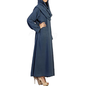 Abaya pour femmes, robe minimaliste et modeste, design sobre et sophistiqué, robe longue confortable pour tous les jours et pour les occasions formelles - Product Image 2