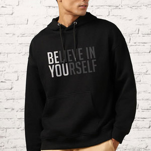 Sweat à capuche streetwear d'hiver de haute qualité, en molleton bouclette épais, coupe classique, uni, broderie personnalisée, doublé, écologique - Product Image 6