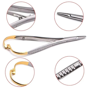 ที่จับเข็มผ่าตัดทางทันตกรรม Mathieu TC Mathieu Needle Holder ขนาด 6.5 นิ้ว เครื่องมือผ่าตัดทางทันตกรรม โดย GUJJAR SURGICAL - Product Image 4