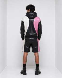 Hoodie and Shorts Comfortable Matching Ensemble Casual Clothing Set for Daily Relaxation and Style - Product Image 5