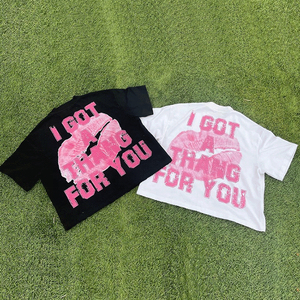 Custom Wholesale Manufacture Men's t Shirt High Quality Streetwear <b>Blank</b> T Shirt 250 Gsm Heavy <b>Weight</b> Print logo T Shirt for OEM - Product Image 4