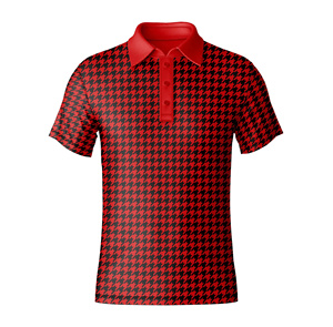 Polo de golf premium pour homme à manches courtes, design à motifs tendance, tissu doux et respirant, vêtements de sport décontractés - Product Image 4