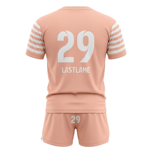 ชุดฟุตบอลมาแรงปี 2026 เสื้อเจอร์ซีย์ฟุตบอลแห้งเร็ว ระบายอากาศได้ดี ป้องกันแบคทีเรีย ชุดทีม OEM พิมพ์ลาย โพลีเอสเตอร์ 100% - Product Image 2