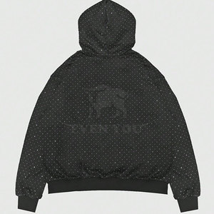 Fabricante de Pakistán, Sudaderas con Pedrería, Ligeras, MOQ Bajo, Sudaderas con Pedrería para Hombre y Mujer - Product Image 2