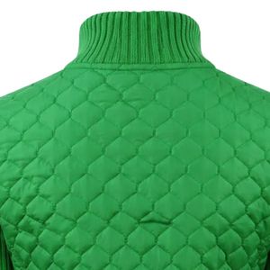 Green AKA Quilted Sweater <b>Jacket</b> Women Zip Up Knit Outerwear Casual Fashion Cardigan Warm Layered Top Stylish Apparel - Product Image 3