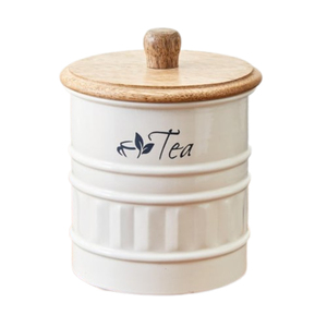 3-Piece Vintage Metal Kitchen Canister Set With Airtight Bamboo Lids Retro Coffee Tea Sugar Container <b>Jar</b> For Farmhouse Canister - Product Image 5